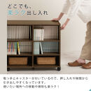 【完成品でお届け】押入れ収納ボックス〔幅26cm・取っ手が左側タイプ〕（ホワイト）押入れ収納&nbsp;キャスター付き&nbsp;押し入れ&nbsp;収納&nbsp;ラック&nbsp;棚&nbsp;おしゃれ&nbsp;クローゼット&nbsp;チェスト&nbsp;スリム&nbsp;本棚&nbsp;木製&nbsp;隙間収納&nbsp;ワゴン&nbsp;カラーボックス&nbsp;タンス&nbsp;漫画&nbsp;本&nbsp;LKANCB642215-L-WH