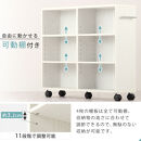 【完成品でお届け】押入れ収納ボックス〔幅26cm・取っ手が左側タイプ〕（ホワイト）押入れ収納&nbsp;キャスター付き&nbsp;押し入れ&nbsp;収納&nbsp;ラック&nbsp;棚&nbsp;おしゃれ&nbsp;クローゼット&nbsp;チェスト&nbsp;スリム&nbsp;本棚&nbsp;木製&nbsp;隙間収納&nbsp;ワゴン&nbsp;カラーボックス&nbsp;タンス&nbsp;漫画&nbsp;本&nbsp;LKANCB642215-L-WH