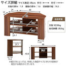 【完成品でお届け】[&nbsp;幅80cm&nbsp;]&nbsp;コンパクトテレビ台（ウォールナット）テレビ台&nbsp;ローボード&nbsp;おしゃれ&nbsp;コーナー&nbsp;三角&nbsp;ロータイプ&nbsp;幅80cm&nbsp;32型&nbsp;32インチ&nbsp;角&nbsp;収納&nbsp;テレビボード&nbsp;&nbsp;シンプル&nbsp;北欧&nbsp;一人暮らし&nbsp;すみっこ&nbsp;TKANVB018088-0-WAL