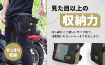 【デグナー】ホルスターバッグ [NB-203]  ＜ブラック＞［ 京都 バイク 革製品 ブランド ホルスター バッグ 人気 おすすめ おしゃれ 収納 鞄 革 ツーリング ライダー バイカー バイクギア メーカー ギア パーツ 送料無料 ふるさと納税 ］