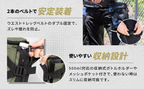 【デグナー】ホルスターバッグ [NB-203]  ＜ブラック＞［ 京都 バイク 革製品 ブランド ホルスター バッグ 人気 おすすめ おしゃれ 収納 鞄 革 ツーリング ライダー バイカー バイクギア メーカー ギア パーツ 送料無料 ふるさと納税 ］