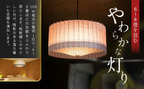 【日吉屋】江戸後期創業・京和傘職人が贈る｜-KOTORI- ペンダントライト 落水紙 L（和モダン照明）（小梅 ／Green）［ 京都 HIYOSHIYA ライト 明かり 高品質 日本製 人気 おすすめ 和傘 最高級 和紙 竹 プレゼント ギフト おしゃれ 通販 送料無料 ふるさと納税 ］