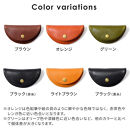 【グリーン】コインケース-palm-&nbsp;&nbsp;HUKURO&nbsp;栃木レザー