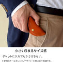 【ブラック(黒糸)】コインケース-palm-&nbsp;&nbsp;HUKURO&nbsp;栃木レザー