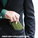 【グリーン】ポケットティッシュケース&nbsp;HUKURO&nbsp;栃木レザー