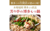 【芳々亭】もつ鍋2～3人前セット（味噌味）
