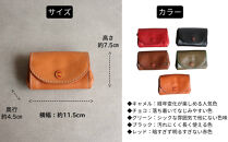 デザイン×機能×レザー| マルチ小銭入 【チョコ】 博多革工房 Japlish | ジャプリッシュ