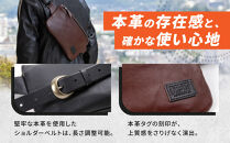 【デグナー】レザーワンショルダーバッグ&nbsp;[W-86]&nbsp;＜ブラック＞［&nbsp;京都&nbsp;バイク&nbsp;革製品&nbsp;ブランド&nbsp;レザー&nbsp;バッグ&nbsp;人気&nbsp;おすすめ&nbsp;かっこいい&nbsp;おしゃれ&nbsp;ワンショルダー&nbsp;肩掛け&nbsp;鞄&nbsp;革&nbsp;ツーリング&nbsp;ライダー&nbsp;バイカー&nbsp;バイクギア&nbsp;メーカー&nbsp;ギア&nbsp;パーツ&nbsp;送料無料&nbsp;ふるさと納税&nbsp;］