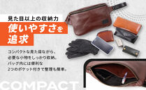 【デグナー】レザーワンショルダーバッグ&nbsp;[W-86]&nbsp;＜ブラウン＞［&nbsp;京都&nbsp;バイク&nbsp;革製品&nbsp;ブランド&nbsp;レザー&nbsp;バッグ&nbsp;人気&nbsp;おすすめ&nbsp;かっこいい&nbsp;おしゃれ&nbsp;ワンショルダー&nbsp;肩掛け&nbsp;鞄&nbsp;革&nbsp;ツーリング&nbsp;ライダー&nbsp;バイカー&nbsp;バイクギア&nbsp;メーカー&nbsp;ギア&nbsp;パーツ&nbsp;送料無料&nbsp;ふるさと納税&nbsp;］