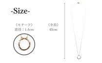 【KAORU】ラウンド&nbsp;ネックレス&nbsp;/&nbsp;K10&nbsp;ピンクゴールド｜京都&nbsp;アクセサリー&nbsp;ブランド&nbsp;人気ジュエリー［&nbsp;上品&nbsp;幾何学模様モチーフ&nbsp;肌馴染みの良いカラー&nbsp;定番アイテム&nbsp;おすすめ&nbsp;ギフト&nbsp;プレゼント&nbsp;お取り寄せ&nbsp;送料無料&nbsp;］