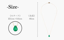 【KAORU】ナチュラルストーンネックレス【K18チェーン】/&nbsp;グリーンオニキス&nbsp;Lサイズ&nbsp;[&nbsp;京都&nbsp;アクセサリー&nbsp;ブランド&nbsp;人気シリーズ&nbsp;カラーストーン&nbsp;上品&nbsp;人気&nbsp;おすすめ&nbsp;普段使い&nbsp;ギフト&nbsp;プレゼント&nbsp;お取り寄せ&nbsp;通販&nbsp;送料無料&nbsp;ふるさと納税&nbsp;]