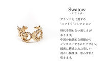 【KAORU】スワトウ イヤーカフ S / K10 ピンクゴールド [ 京都 アクセサリー ブランド 刺繍 上品 人気 おすすめ 普段使い ギフト プレゼント お取り寄せ 通販 送料無料 ふるさと納税 ]