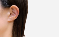 【KAORU】スワトウ イヤーカフ S / K10 ピンクゴールド [ 京都 アクセサリー ブランド 刺繍 上品 人気 おすすめ 普段使い ギフト プレゼント お取り寄せ 通販 送料無料 ふるさと納税 ]