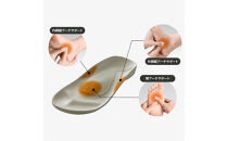 AKAISHI&nbsp;アーチフィッター603指圧&nbsp;やわらかなソフト指圧の室内履きサンダル【チャコール】＜Sサイズ＞□