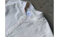 OSOCU　知多木綿 無漂白無染色生地 バンドカラーシャツ Lサイズ