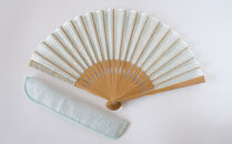 【伊と幸】《白生地の老舗が贈る》染め透扇子(花莵/瓶覗色)［&nbsp;京都&nbsp;老舗&nbsp;京扇子&nbsp;人気&nbsp;おすすめ&nbsp;刺繍&nbsp;和装&nbsp;着物&nbsp;絹&nbsp;ギフト&nbsp;お取り寄せ&nbsp;通販&nbsp;送料無料&nbsp;ふるさと納税&nbsp;］