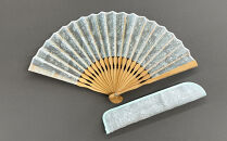 【伊と幸】《白生地の老舗が贈る》染め透扇子(花莵/瓶覗色)［&nbsp;京都&nbsp;老舗&nbsp;京扇子&nbsp;人気&nbsp;おすすめ&nbsp;刺繍&nbsp;和装&nbsp;着物&nbsp;絹&nbsp;ギフト&nbsp;お取り寄せ&nbsp;通販&nbsp;送料無料&nbsp;ふるさと納税&nbsp;］