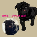 デジタル似顔絵ペット（顔のみ）