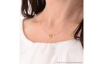 【心葉/京都kokoroba&nbsp;kyoto】K18&nbsp;天然ダイヤモンド&nbsp;葵×馬蹄ネックレス