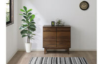 大川家具&nbsp;幅80cm&nbsp;サイドボード&nbsp;無垢材&nbsp;-owl-オウル