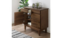 大川家具&nbsp;幅80cm&nbsp;サイドボード&nbsp;無垢材&nbsp;-owl-オウル