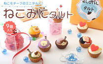 ねこみにタルト　9個入（春・夏バージョン）【タルト スイーツ チョコ チョコだいふく 紫いも 生クリーム クリーム セット商品 岡山県 おすすめ 人気 】