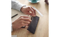 ENISICA&nbsp;エニシカ&nbsp;ジビエ鹿革&nbsp;カクシカ&nbsp;ペンケース&nbsp;古墨&nbsp;(こぼく)