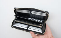 チマブエ　栃木レザー　ラウンドファスナー長財布　【黒】【雑貨&nbsp;ファッション&nbsp;人気&nbsp;おすすめ&nbsp;】