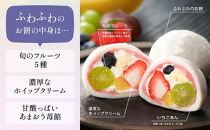 ＜定期便3回＞【仁々木】祇園ぽっちり9個入り×全3回 ［ 京都 祇園 スイーツブランド フルーツ大福 おしゃれ 可愛い 人気 おすすめ スイーツ お菓子 和菓子 フルーツ いちご あまおう ぶどう ブルーベリー 栗 ギフト プレゼント お取り寄せ 通販 送料無料 ふるさと納税 ］