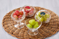 ぶどう&nbsp;2026年&nbsp;岡山市産&nbsp;クイーンニーナ&nbsp;粒・シャインマスカット&nbsp;粒（カップ）セット各100g×6&nbsp;&nbsp;渡邊農園