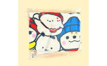 ＼旭川市公式キャラグッズ！／あさっぴー・ゆっきりん＆シマエ大福　ふわふわブランケット_05064