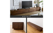 【大川家具】無垢材　テレビボード　ローボード　テレビ台　TV台　風雅　幅3000　ホワイトアッシュ　ナチュラル　インテリア　収納　国産　日本製　完成品　組み立て不要　高級感　北欧【設置付き】