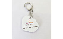 【anifare　「保護犬でもいい」ではなく、「保護犬がいい」と思える社会づくりを応援】&nbsp;チャリティーキーホルダー(ピンク)
