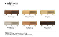 無垢リビング家具ソリド(ローボード&nbsp;テレビ台・TVボード)90cm(円錐木製脚)【6色】