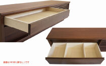 無垢リビング家具ソリド(ローボード&nbsp;テレビ台・TVボード)90cm(円錐木製脚)【6色】