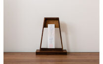 うかぶ神棚　台形　吊棚セット(ウォールナット材）【配送不可：沖縄・離島】