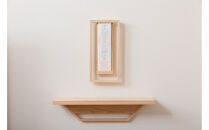 うかぶ神棚　角タイプ　吊棚セット（桧材）【配送不可：沖縄・離島】