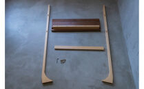 壁が相棒　かべかぐ&nbsp;上棚　下フック棒【配送不可：沖縄・離島】