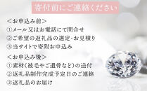 ペットメモリアル 炭素から作るダイヤモンドベールABBY(アビー)お守り袋入り