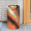 信楽焼 火色 傘立て