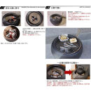 信楽焼&nbsp;10号砂雪火鉢セット（火箸・五徳・井ゲタ・灰1kg付き）