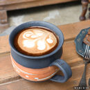 大容量たっぷり満水500ml&nbsp;信楽焼&nbsp;でかマグカップ（ショコラ）