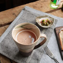 信楽焼&nbsp;ビアジョッキ&nbsp;ソリ型マグカップ&nbsp;630ml（やまあい）