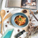 信楽焼 盛鉢（蒼流） 満水1000cc 楕円変形大鉢