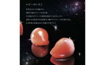 jewelryBoxルビーのいちご（白あん3個・ピスタチオ餡3個）1箱6個入