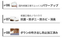 羽毛布団&nbsp;シングル&nbsp;ハンガリー産&nbsp;グースダウン93%&nbsp;1.3kg&nbsp;ツインキルト&nbsp;400dp