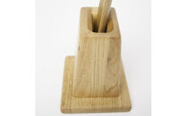 なら　ロング靴べらスタンドセット　オイル仕上げ