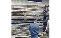 なら　ロング靴べらスタンドセット　オイル仕上げ