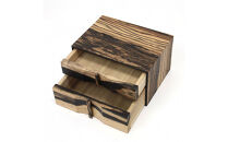 黒柿　二段引き出し