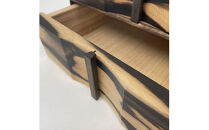 黒柿　二段引き出し